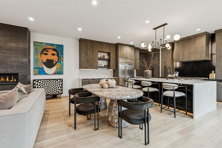 Furnished interior view inside a new home in , Dallas (Image 18). Furnished interior view inside a new home in , Dallas (Image 18).