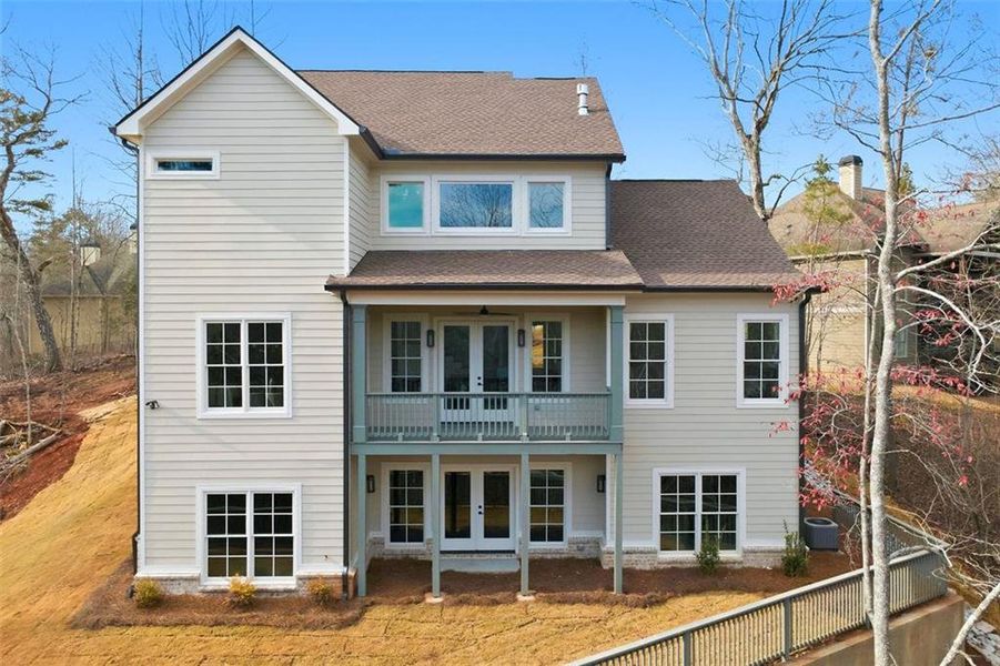 Exterior details and patio area of a home in , Dahlonega (Image 3).