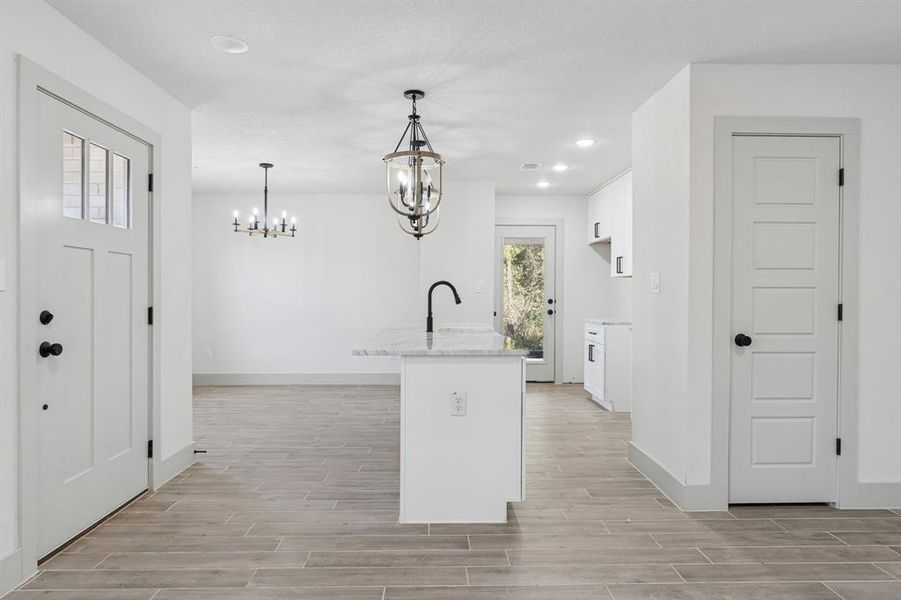 Furnished interior view inside a new home in , Granbury (Image 5). Furnished interior view inside a new home in , Granbury (Image 5).