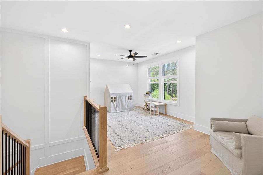 Furnished interior view inside a new home in Town Farms, Peachtree Corners (Image 67).