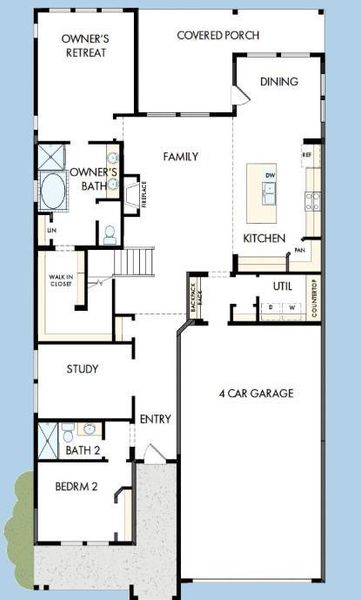 The success of a floor plan is the way you can move through it…You’ll be amazed at how well this home lives…We call it traffic patterns.