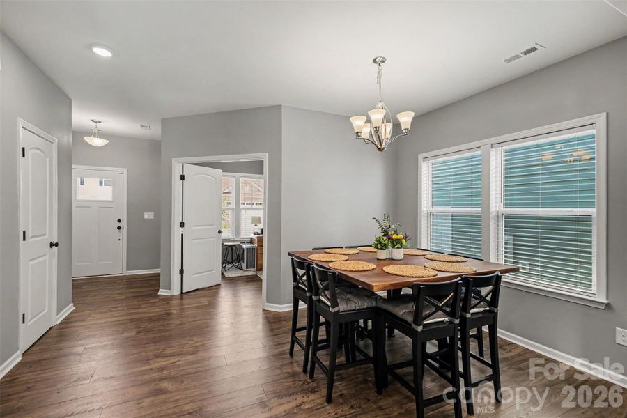 Furnished interior view inside a new home in , China Grove (Image 9).