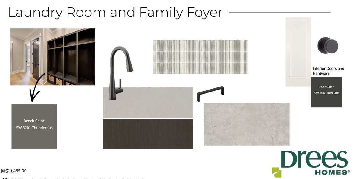 Laundry and Family Foyer Laundry and Family Foyer