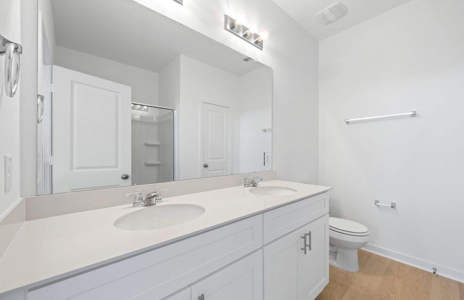 Furnished interior view inside a new home in Sunfield, Buda (Image 3).