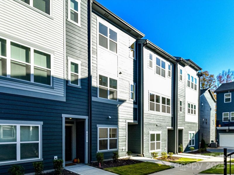 Private Courtyards and Maintenance Free Exteriors.