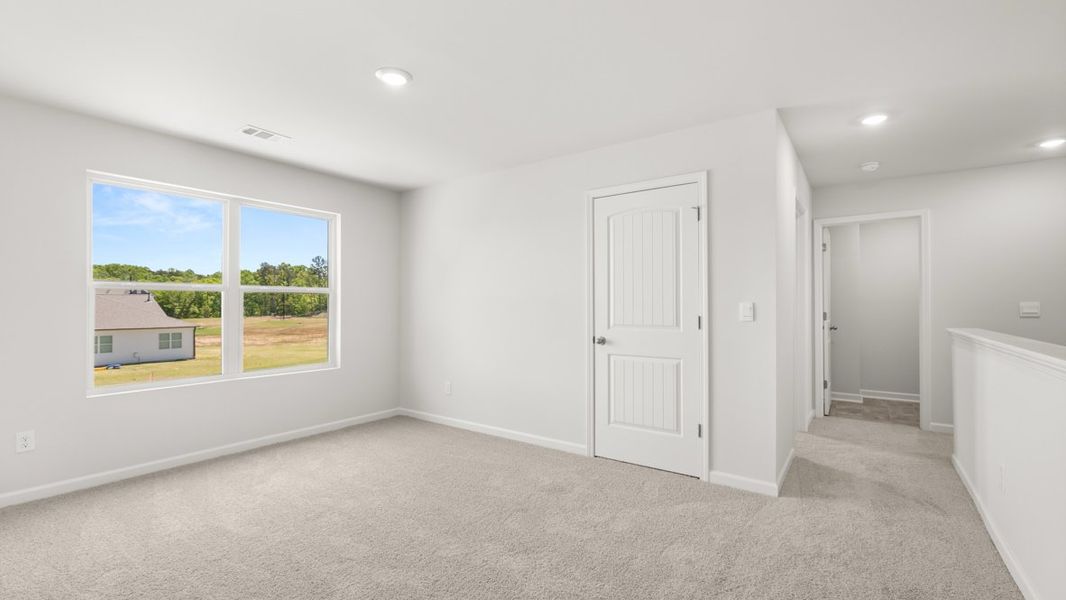 Representative unfurnished interior of a home built from the Hayden by D.R. Horton in Parkside at Carter Grove, Cartersville (Image 24).