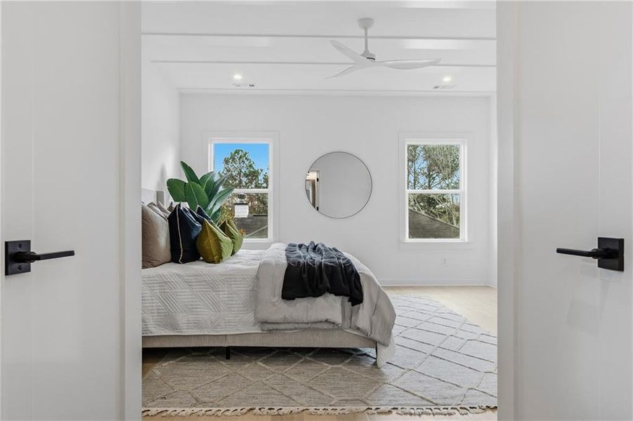 Furnished interior view inside a new home in , Atlanta (Image 27).