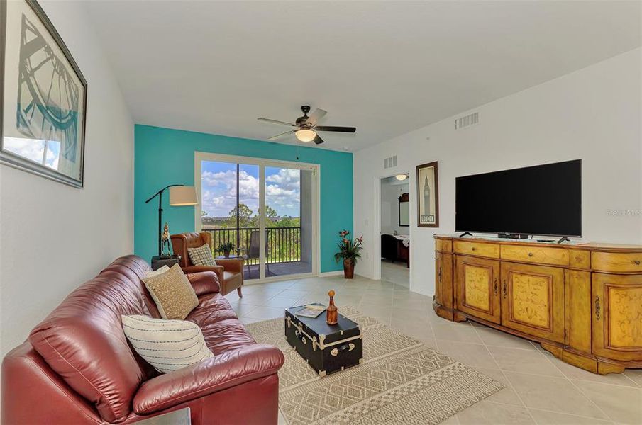 Furnished interior view inside a new home in Wellen Park Golf & Country Club, Venice (Image 41).