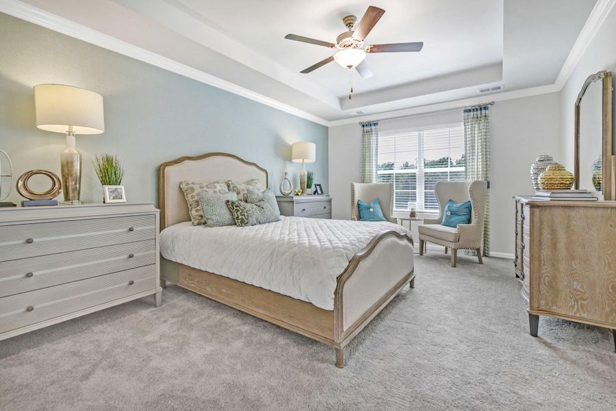 Furnished interior view inside a new home in Central Creek, Goose Creek (Image 28).