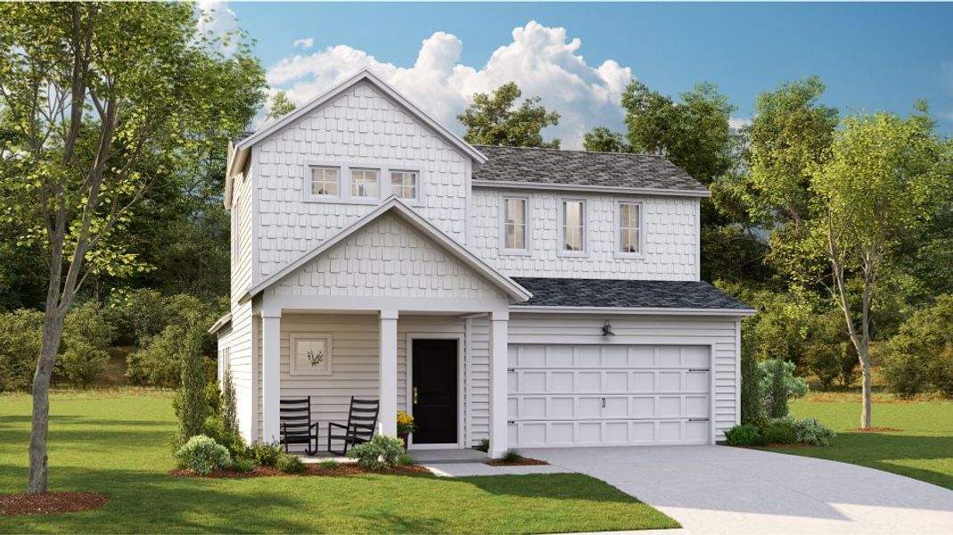 Summers Corner Azalea Ridge - Carolina Collection Palmetto Exterior P with Optional Bonus Room