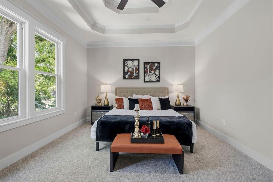 Furnished interior view inside a new home in , Marietta (Image 32).