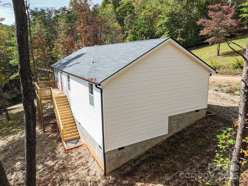 Exterior details and patio area of a home in , Candler (Image 1). Exterior details and patio area of a home in , Candler (Image 1).
