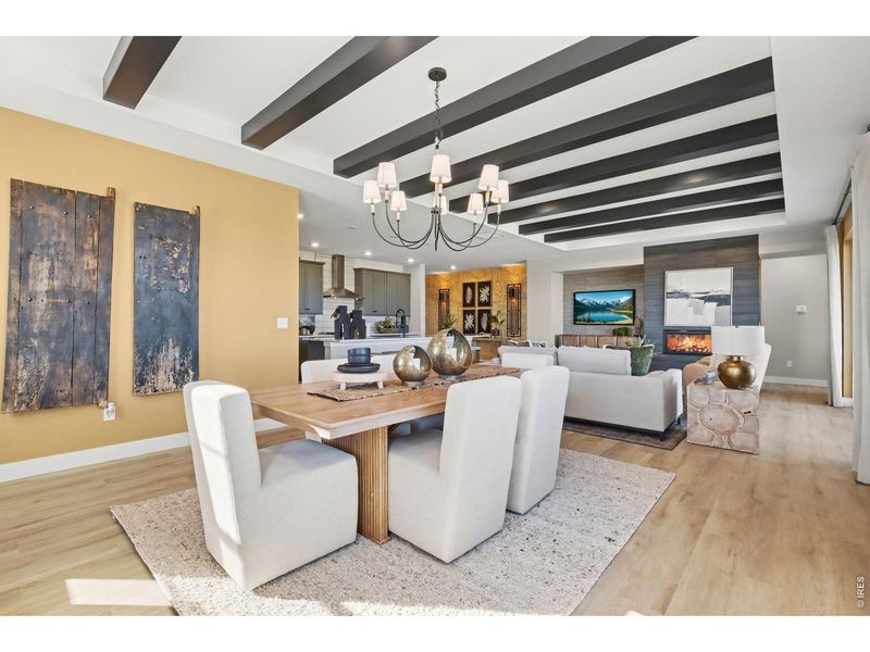 Furnished interior view inside a new home in Farmstead, Berthoud (Image 16).