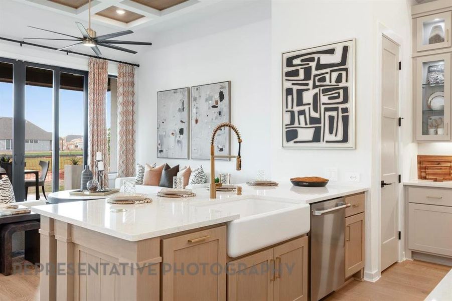 Furnished interior view inside a new home in Harvest, Northlake (Image 12).
