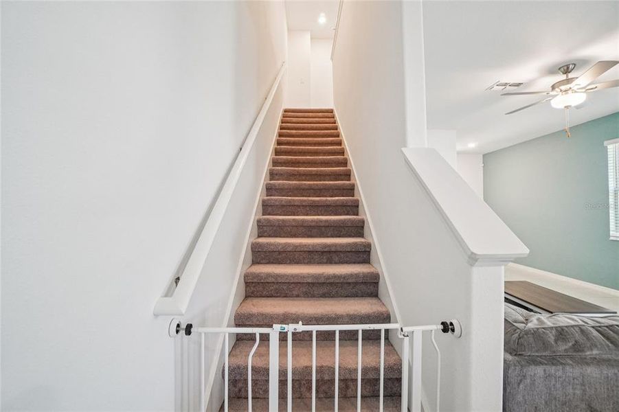 Spacious, unfurnished interior of a new home in Bryant Square: The Townes, New Port Richey (Image 20).