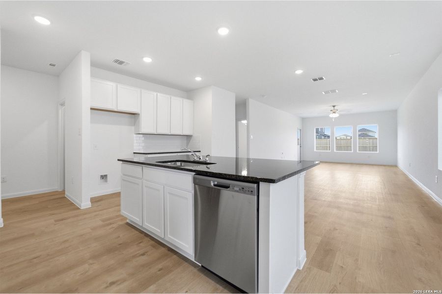Furnished interior view inside a new home in Katzer Ranch, Converse (Image 12).