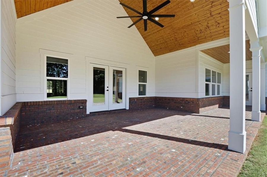 Exterior details and patio area of a home in , Monroe (Image 2). Exterior details and patio area of a home in , Monroe (Image 2).