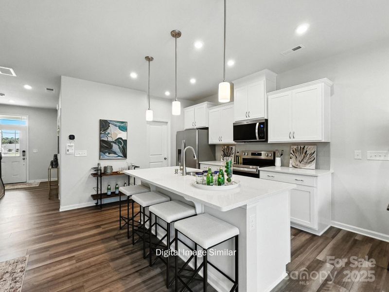 Furnished interior view inside a new home in Bailey Run, Charlotte (Image 13). Furnished interior view inside a new home in Bailey Run, Charlotte (Image 13).