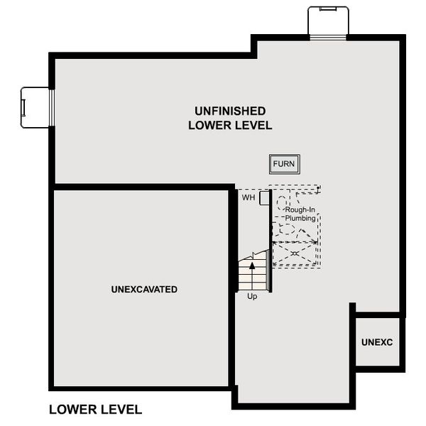2D floor plan layout for the Powell (39206) by Century Communities in Sweetgrass, Dacono, CO (Image 8).