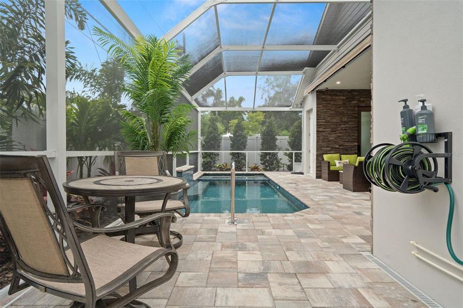 Exterior details and patio area of a home in , Safety Harbor (Image 51). Exterior details and patio area of a home in , Safety Harbor (Image 51).