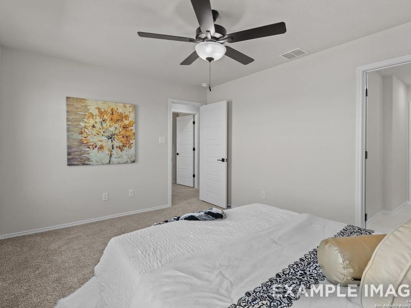 Furnished interior view inside a new home in Applewhite Meadows, San Antonio (Image 16).