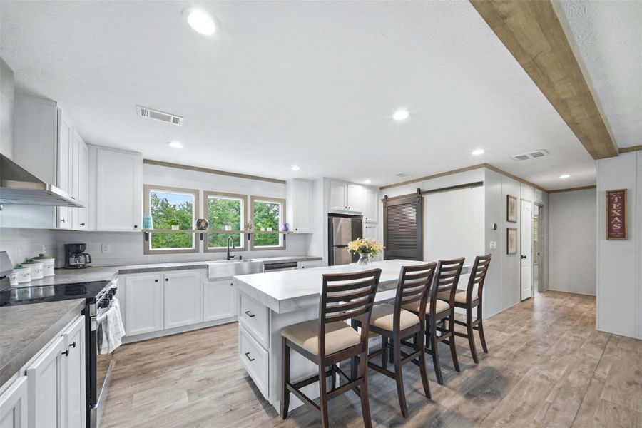 Furnished interior view inside a new home in , Somerville (Image 7).