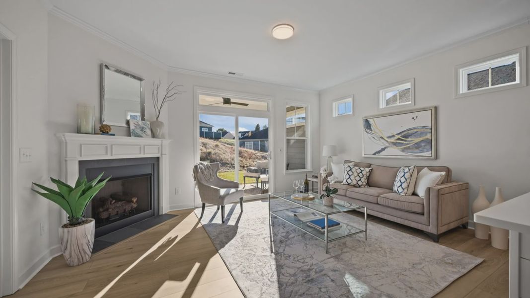 Furnished interior view inside a new home in Village at Maple Leaf Farm, King (Image 14).