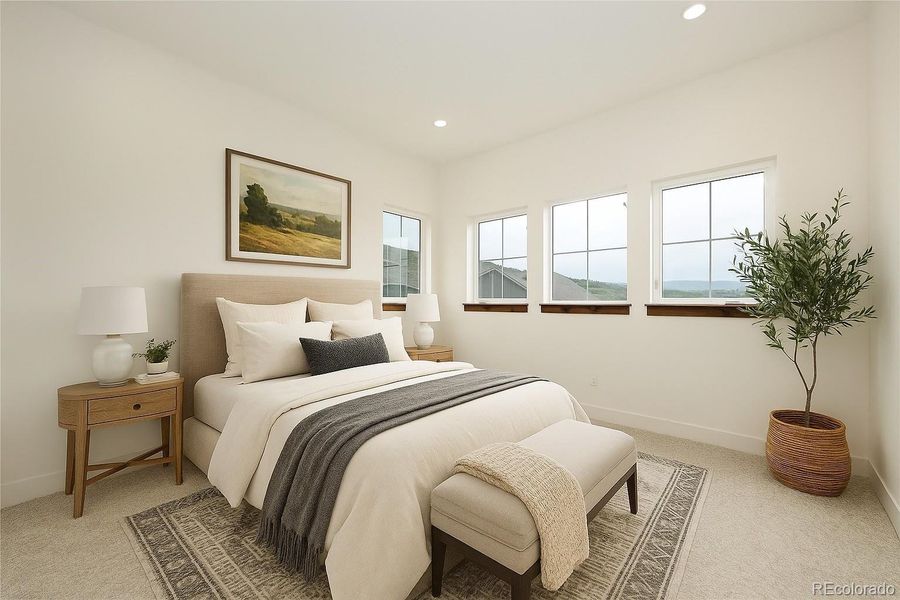 Furnished interior view inside a new home in , Granby (Image 27).