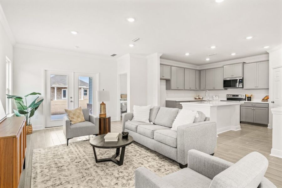 Furnished interior view inside a new home in Natureview, Freeport (Image 26).