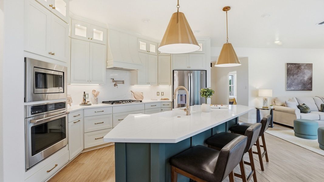 Furnished interior view inside a new home in Lakeside at Millican Reserve, College Station (Image 40).