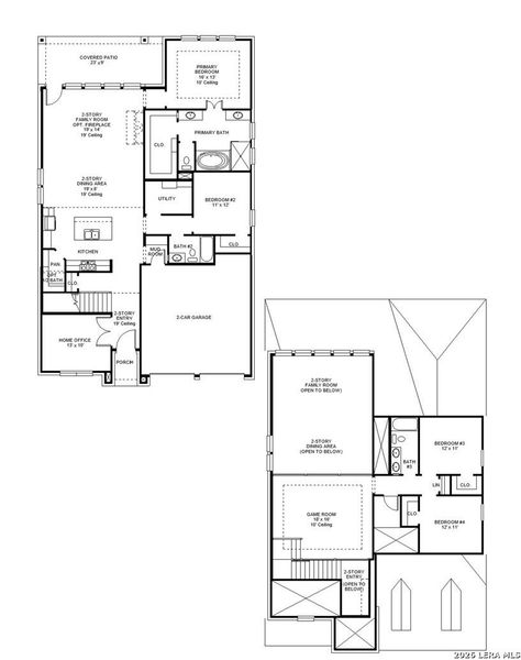 2D floor plan layout of this home in Hidden Canyon, San Antonio, TX (Image 2). 2D floor plan layout of this home in Hidden Canyon, San Antonio, TX (Image 2).