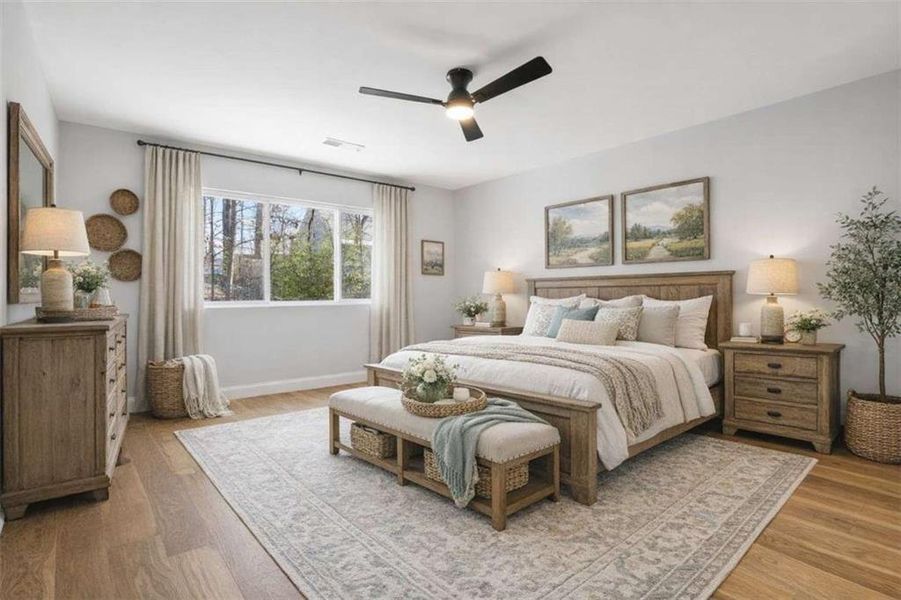 Furnished interior view inside a new home in , Gainesville (Image 5).