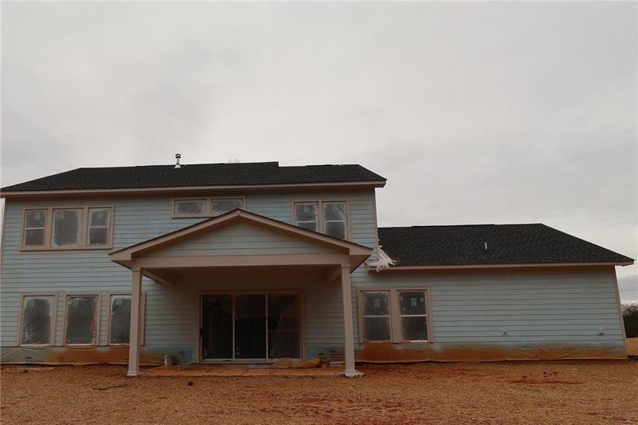 In-progress construction of a new home in Meadow Brook Farms, Cumming, GA (Image 8).
