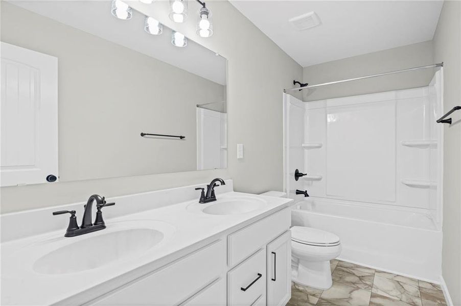 Furnished interior view inside a new home in Sage Woods, Dallas (Image 10).