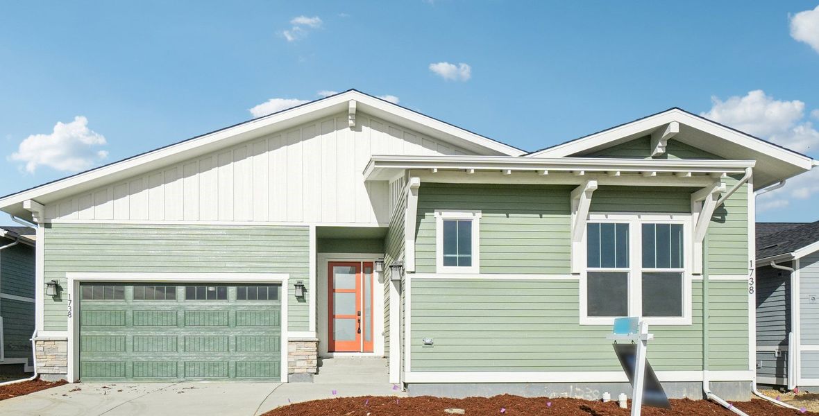 In-progress construction of a new home in Villa Collection, Fort Collins, CO (Image 23).