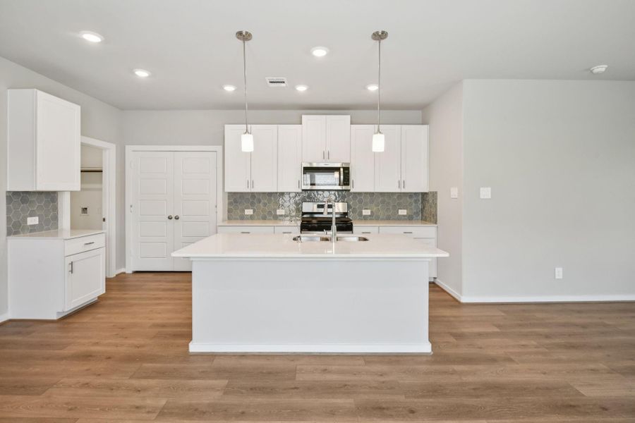 Furnished interior view inside a new home in Pine Lake Cove - Traditional Series, Montgomery (Image 18). Furnished interior view inside a new home in Pine Lake Cove - Traditional Series, Montgomery (Image 18).