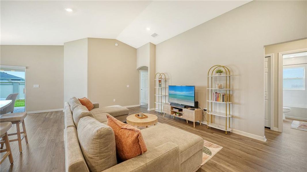 Furnished interior view inside a new home in , Palmetto (Image 14).