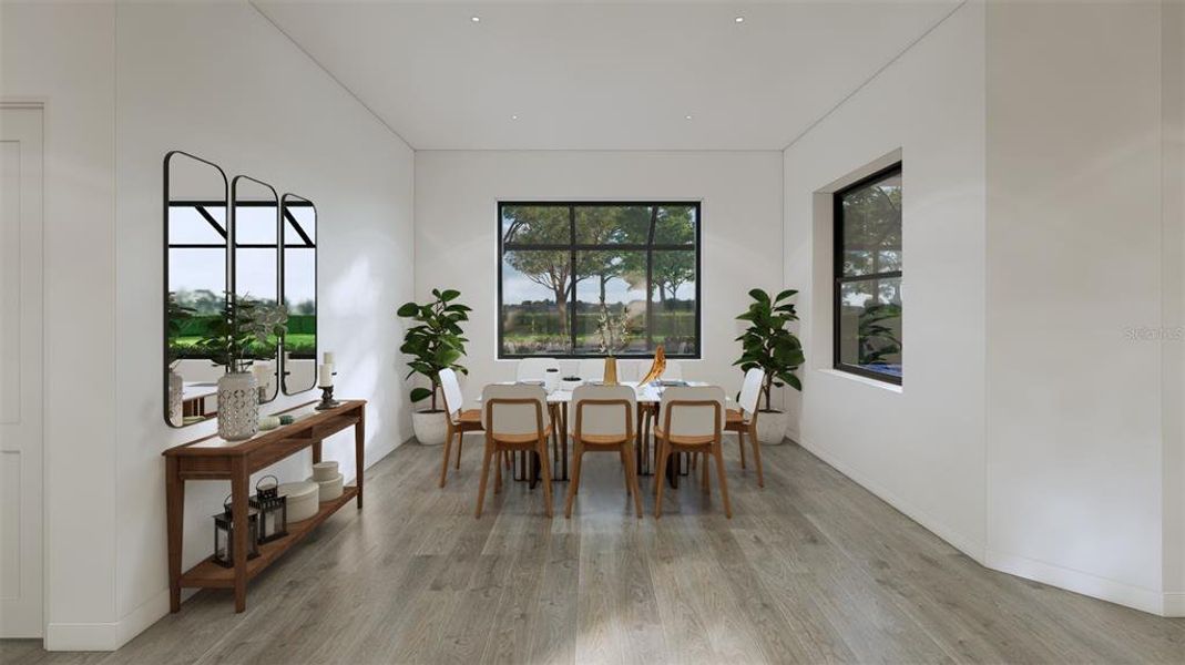 Furnished interior view inside a new home in , Rotonda West (Image 9).