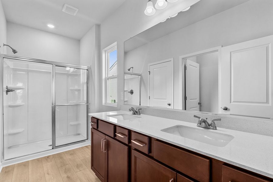 Furnished interior view inside a new home in Fieldstone, Lexington (Image 12). Furnished interior view inside a new home in Fieldstone, Lexington (Image 12).