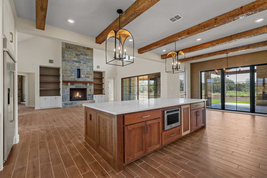 Furnished interior view inside a new home in Ranger Ridge, Strawn (Image 11). Furnished interior view inside a new home in Ranger Ridge, Strawn (Image 11).
