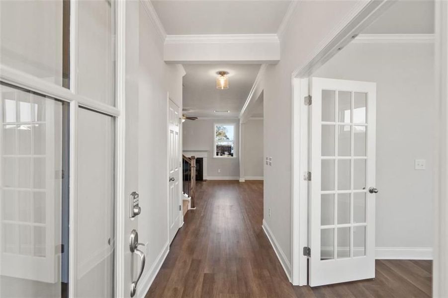 Spacious, unfurnished interior of a new home in Wehunt Meadows, Hoschton (Image 98).
