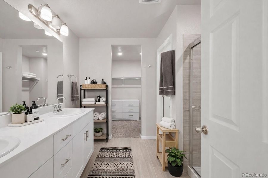 Furnished interior view inside a new home in , Littleton (Image 17).