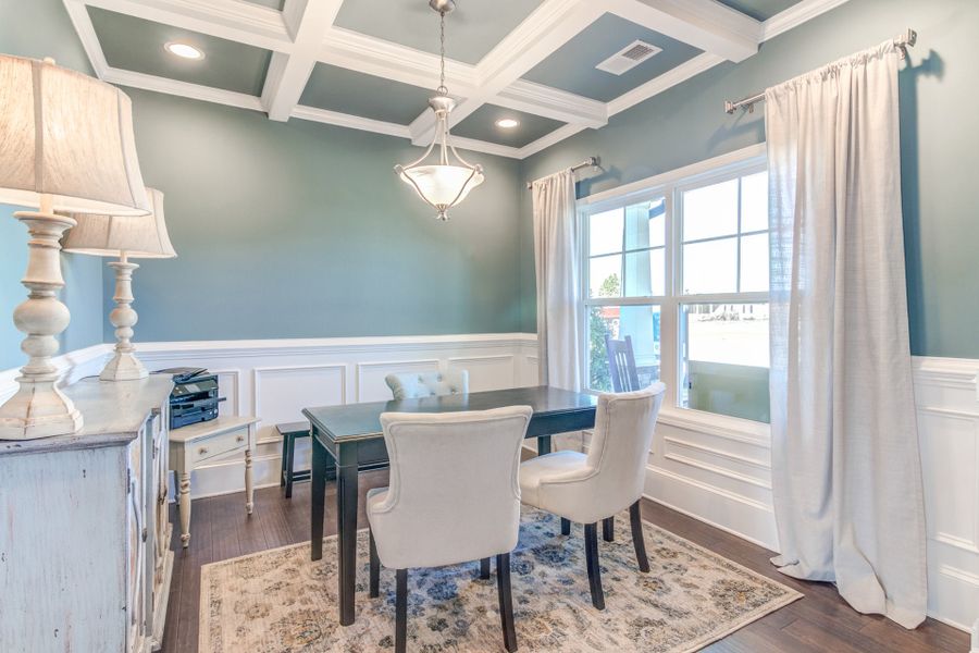 Representative furnished interior of a home built from the Drayton by Caviness & Cates Communities in Maggie Way, Wendell (Image 21).