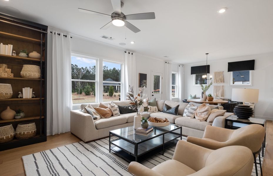 Furnished interior view inside a new home in Hawthorne Ridge, McDonough (Image 7).