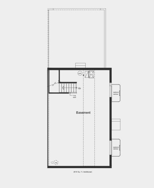 2D floor plan layout for the Plan 1755 Modeled by KB Home in Sky Ranch Villas, Watkins, CO (Image 18).