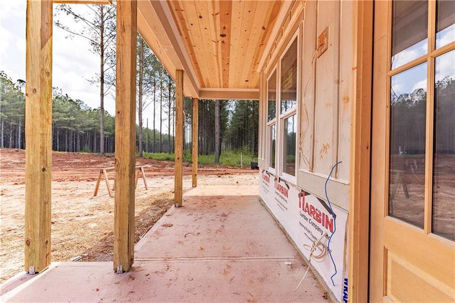 In-progress construction of a new home in , Monroe, GA (Image 12).