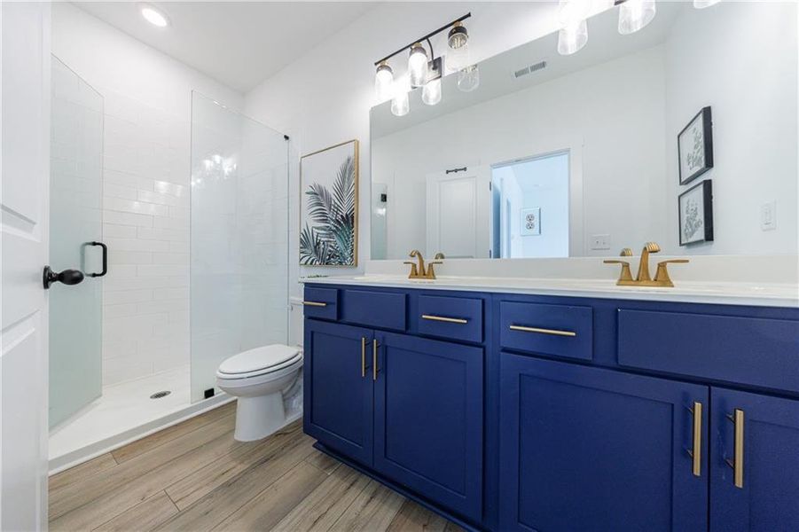 Furnished interior view inside a new home in , Atlanta (Image 5).