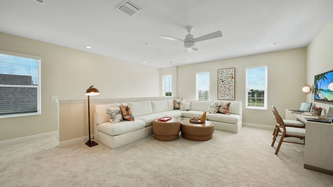 Representative furnished interior of a home built from the Heritage 2 by Neal Communities in Wildleaf, Parrish (Image 18).
