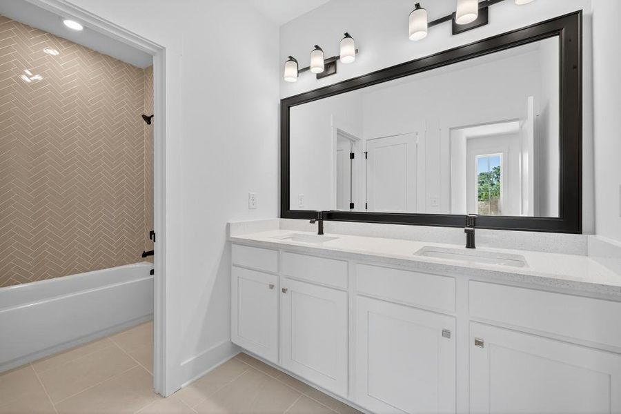 Furnished interior view inside a new home in Livingstone Park, Kennesaw (Image 32).