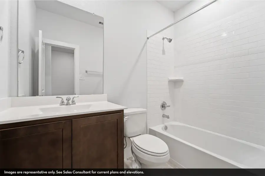 Representative furnished interior of a home built from the Aquila by CastleRock Communities in Chasin Heights, Converse (Image 11).
